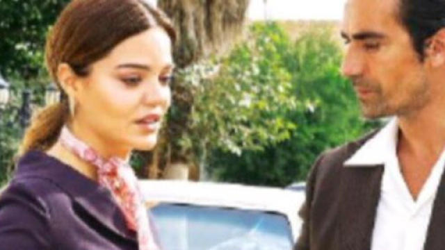 In foto Zuleyha e Hakan nella soap Terra amara, © Mediaset