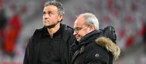 Luis Enrique et Luis Campos au PSG (capture X @LuisCamposFR)
