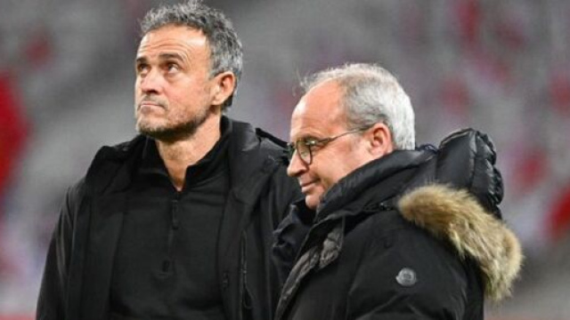 Luis Enrique et Luis Campos au PSG (capture X @LuisCamposFR)