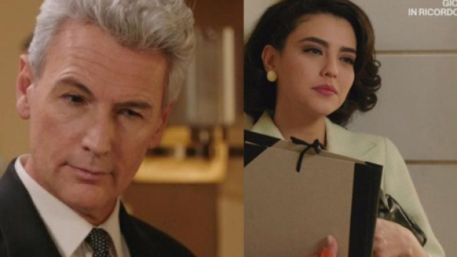 In foto Umberto e Maria de Il Paradiso delle signore, screenshot &copy; Rai 1