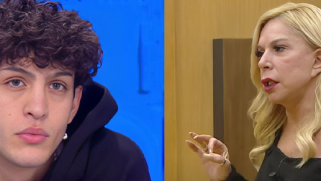 L'allievo Mida e Anna Pettinelli - screenshot Amici &copy; Canale 5.