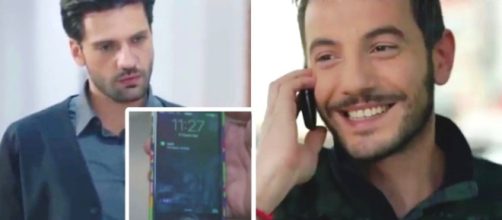 Emir ruba il telefono di Zeynep, screenshot © Endless Love.
