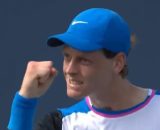 Jannik Sinner durante il torneo di Miami - screenshot © Tennis TV