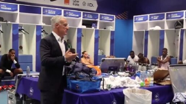 Didier Deschamps, sélectionneur des Bleus (capture X @equipedefrance)
