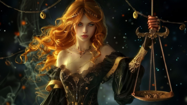 Bilancia, immagine creata con © IA Midjourney.