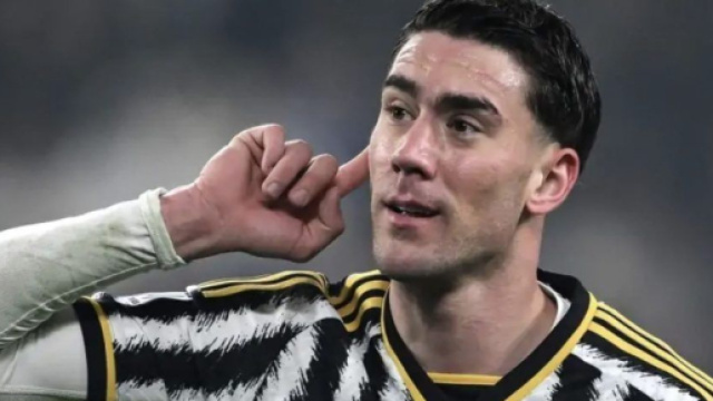 Dusan Vlahovic, giocatore della Juve.