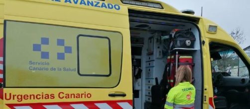 El Servicio de Urgencias Canario acudió de inmediato al lugar del accidente (X@112canarias)