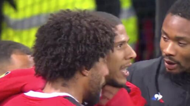 Todibo énervé par le comportement de certains Ultras de Nice. (screenshot Twitter @primevideo)