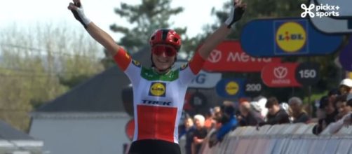 Elisa Longo Borghini, la vittoria alla Freccia del Brabante - Screenshot ©Eurosport