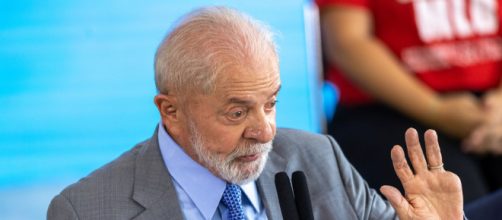 Lula em discurso nesta quarta (10). (Fabio Rodrigues-Pozzebom/Agência Brasil)