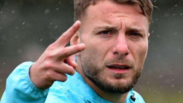 Ciro Immobile, attaccante della Lazio. Foto da © S.S. Lazio