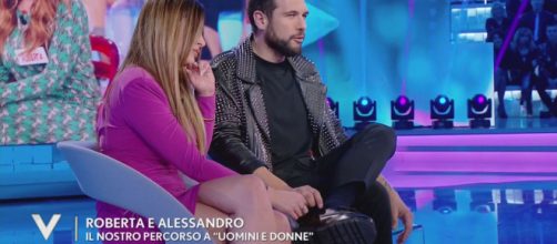 Roberta Di Padua e Alessandro Vicinanza (© Verissimo Mediaset)