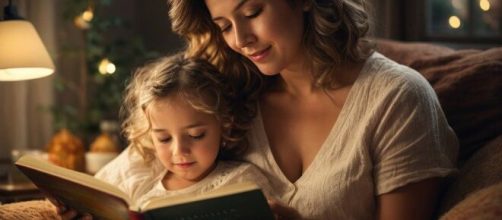 Madre e figlia leggono un libro © Pixabay