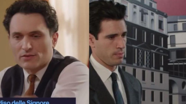 In foto Vittorio e Matteo - screenshot © Rai 1.