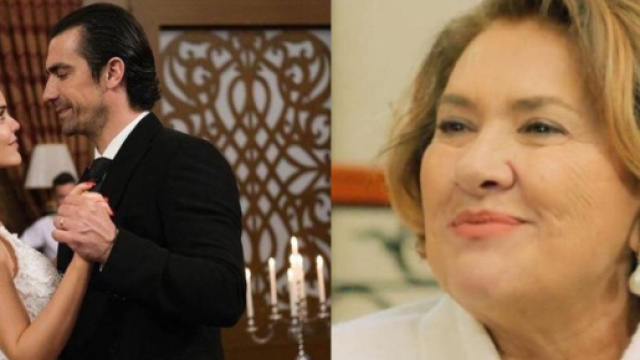 In foto Zuleyha, Hakan e Lutfiye nella soap Terra amara, © Mediaset