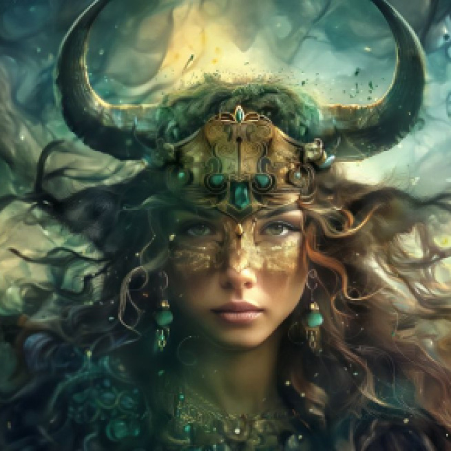 Oroscopo Immagine del toro creata con © IA Midjourney