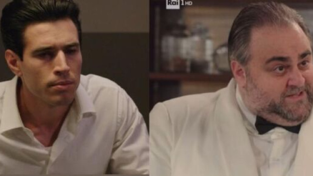 In foto Matteo e Ciro de Il paradiso delle signore (screenshot © Rai)