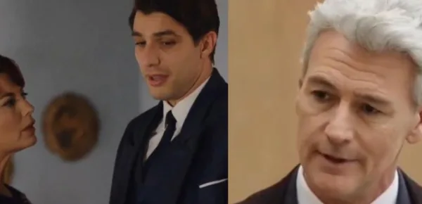 In foto Adelaide, Marcello e Umberto - screenshot © Rai 1.