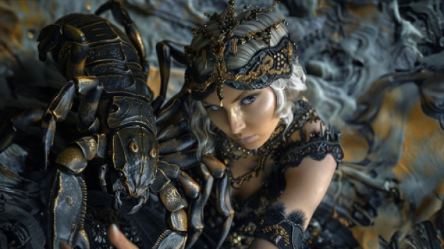 Oroscopo Immagine dello Scorpione creata con &copy; IA Midjourney.