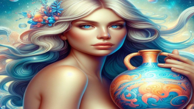 Segno dell'Acquario generato con &copy; AI Copilot.