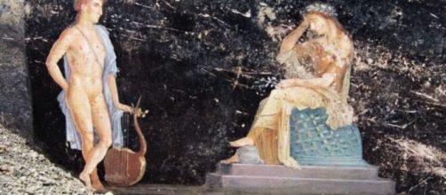 Fresco depicting Apollo and Cassandra [PHOTO CREDIT: BBC/Tony Jolliffe]