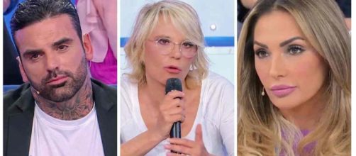 Mario Cusitore, Maria De Filippi e Ida Platano - screenshot © Canale 5.