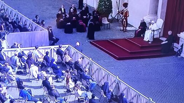 Un'udienza generale del mercoled&igrave; di Papa Francesco - Foto &copy; Udienza Papa Facebook