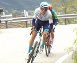 Antonio Tiberi al Tour of the Alps - Screenshot © Eurosport.