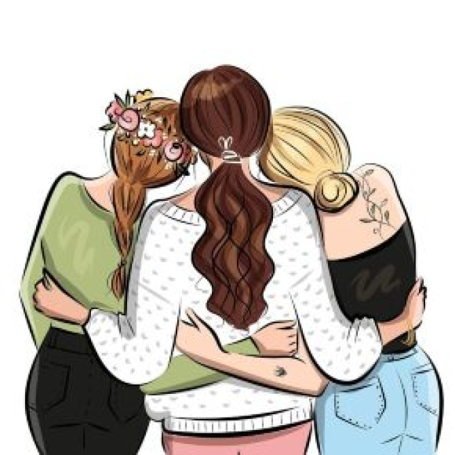 Amiche che si sostengono © Pixabay.