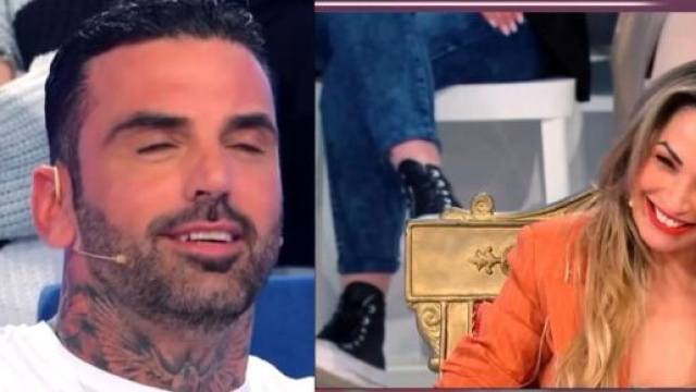 In foto Ida Platano e Mario Cusitore (screenshoot © Canale 5)