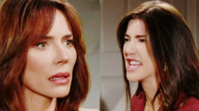 Taylor e Steffy indignate per il rilascio di Sheila in Beautiful - Screenshot © CBS
