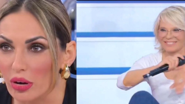 In foto Ida Platano e Maria De Filippi (screenshoot &copy; Canale 5).