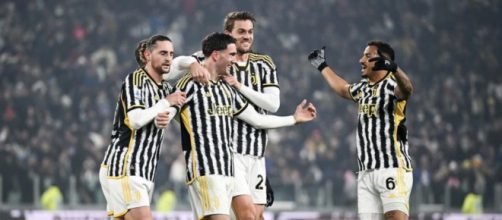 I giocatori della Juventus festeggiano dopo un goal - Profilo Instagram © Daniele Rugani