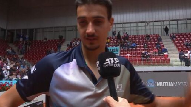 Jannik Sinner dopo il match con Gasquet - screenshot © Sky Sport.