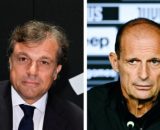 Cristiano Giuntoli, ds della Juventus e Massimiliano Allegri, allenatore della Juventus. Foto © Juventus FC