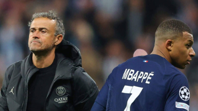 Kylian Mbappé et Luis Enrique (capture X @panams75)