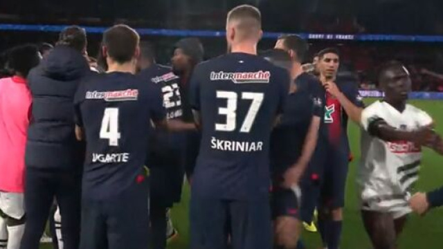 Mbappé au coeur d'une embrouille après PSG-Rennes. (screenshot BeIN Sports)