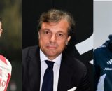 Thiago Motta, allenatore del Bologna. Foto © Bologna FC. Cristiano Giuntoli, ds e Massimiliano Allegri della Juventus. Foto © Juventus