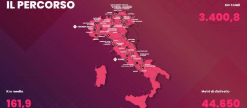 Giro d'Italia 2024: il percorso © Giro d'Italia.