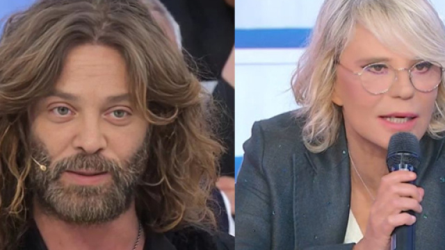 Ernesto Russo e Maria De Filippi - screenshot &copy; Canale 5.