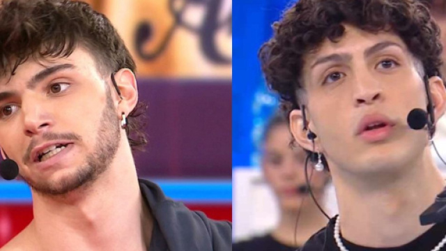 L'ex allievo Nicholas e Mida - screenshot Amici &copy; Canale 5.