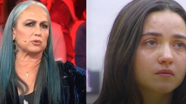 Alessandra Celentano e l'allieva Lucia - screenshot Amici © Canale 5