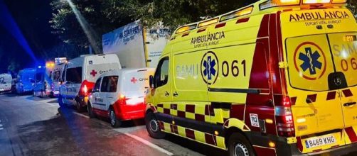 El Servicio de Emergencias de Islas Baleares asistió al individuo y lo trasladó hasta el hospital más cercano (X@SAMU061IllesBalears)