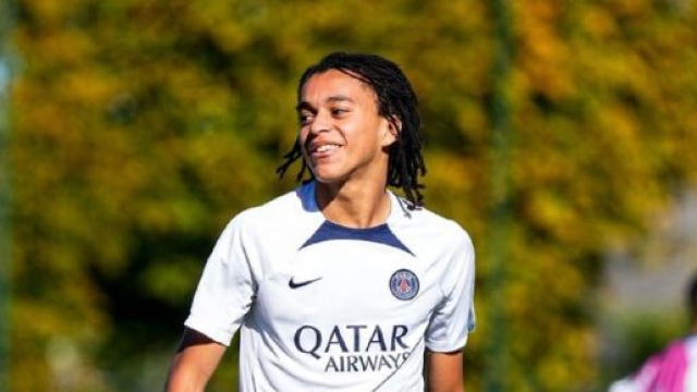 Ethan Mbappé sous les couleurs du PSG (capture X @ActuFoot_)