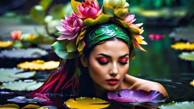 Giovane donna e fiori &copy; Immagine di Pixabay