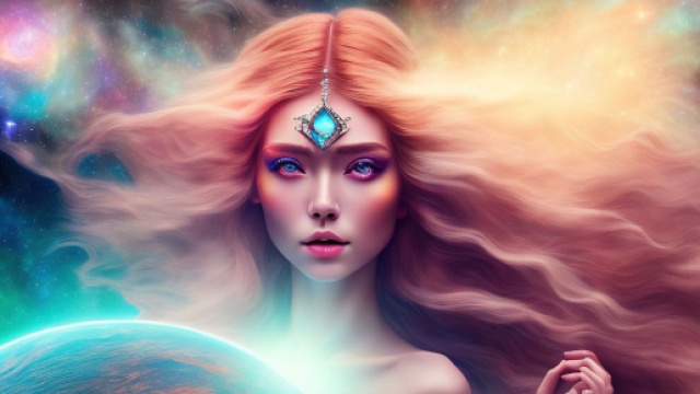 Donna con capelli lunghi e ciondolo sulla fronte - Immagine © Pixabay.