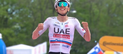 Tadej Pogacar © screenshot Eurosport