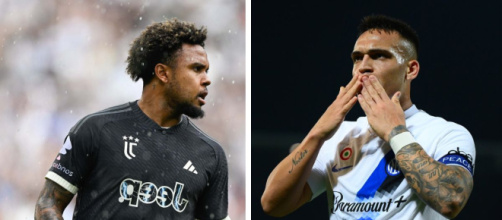 Weston McKennie, foto © Juventus FC e Lautaro Martinez, foto © Inter