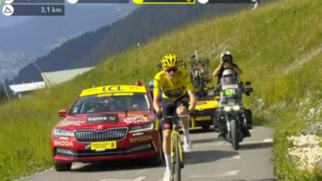 Jonas Vingegaard © screenshot Eurosport