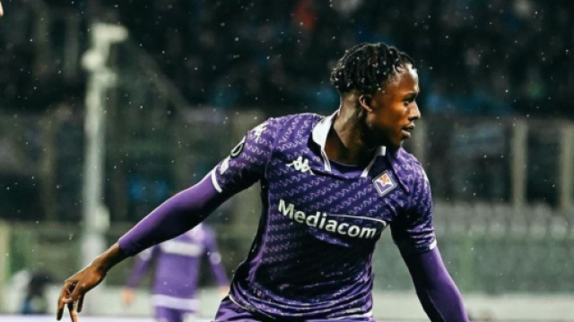 Kouame con la maglia della Fiorentina - Instagram © Kouame
